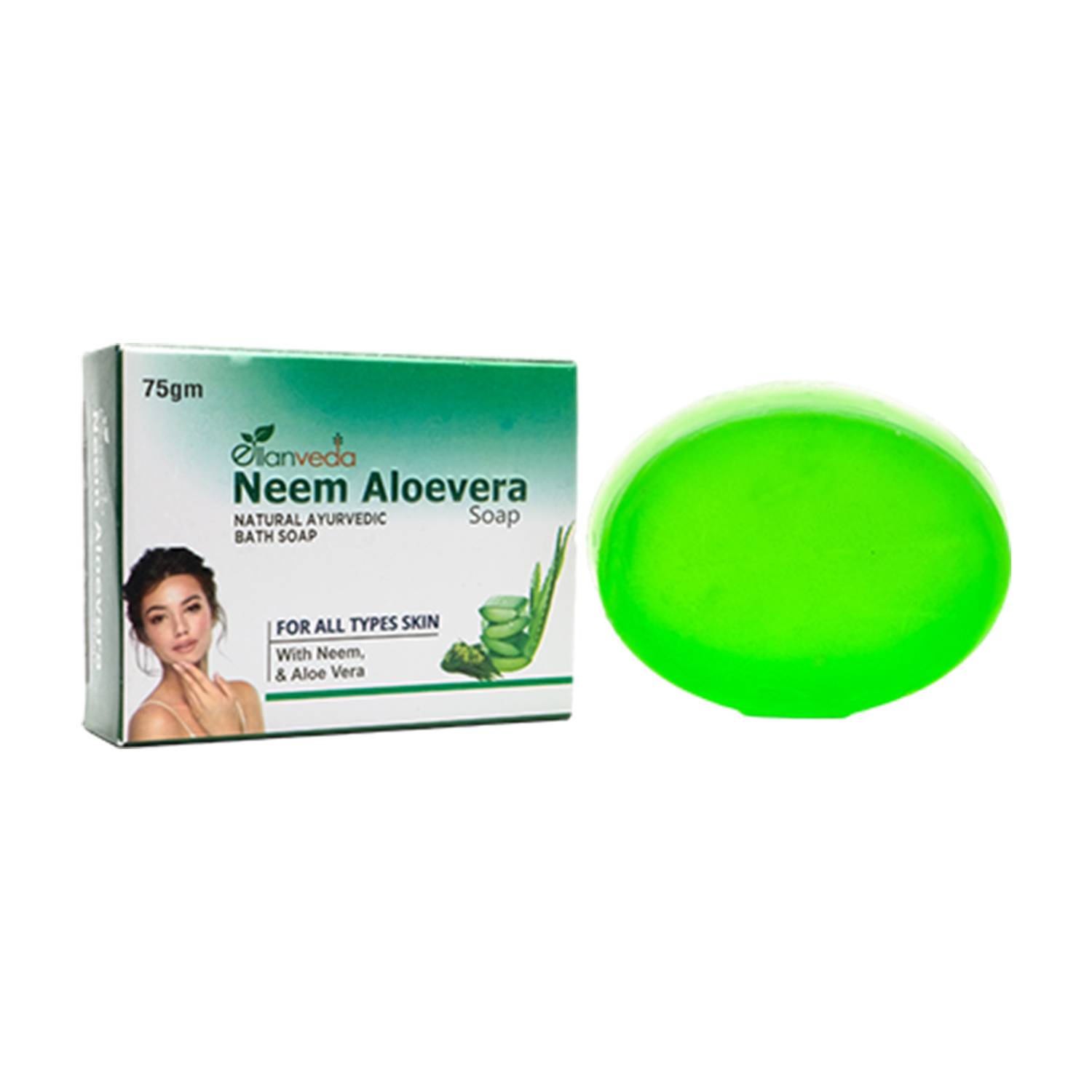 ellanveda NEEM ALOEVERA SOAP - Ellanveda Herbals